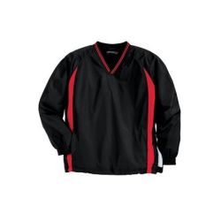 Sport-Tek ®  Tall Tipped V-Neck Raglan Wind Shirt. TJST62